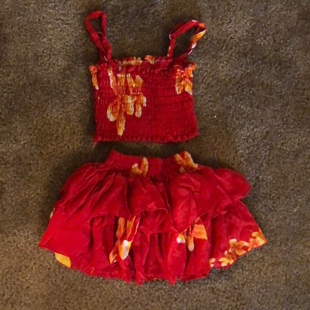 Hawaiian 🌺 Two piece skirt